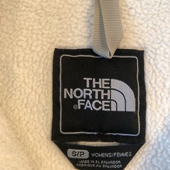 North Face Jacket Denali Two Tone Fleece White and Gray Size XS - Picture 6 of 6